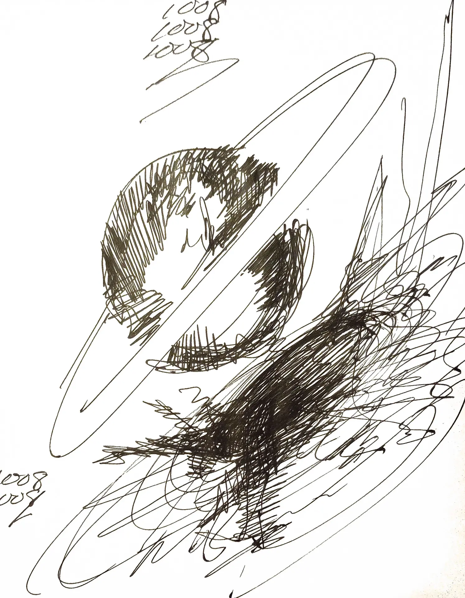 Remote Viewing Sketch 002